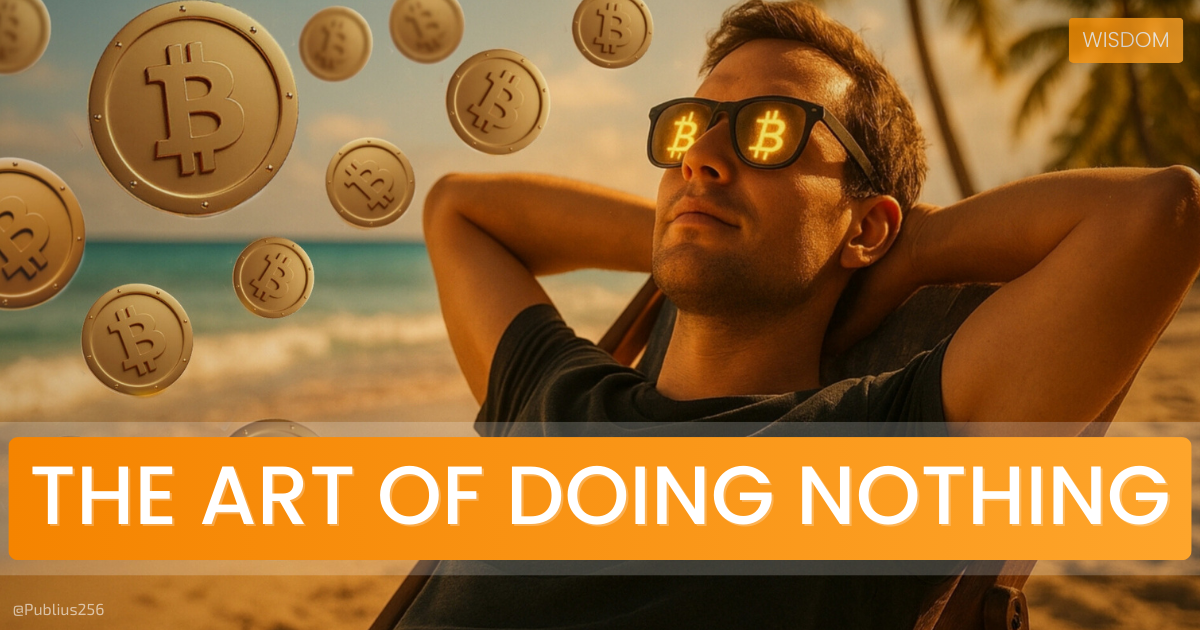 The Art of Doing Nothing