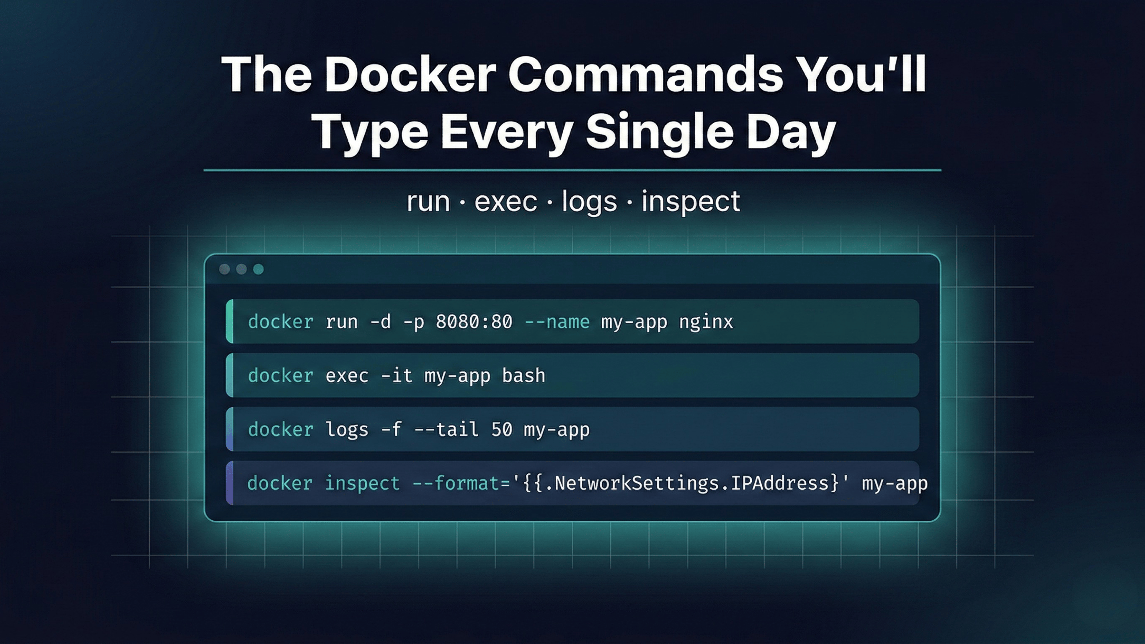 Docker CLI Commands Every Developer Actually Uses