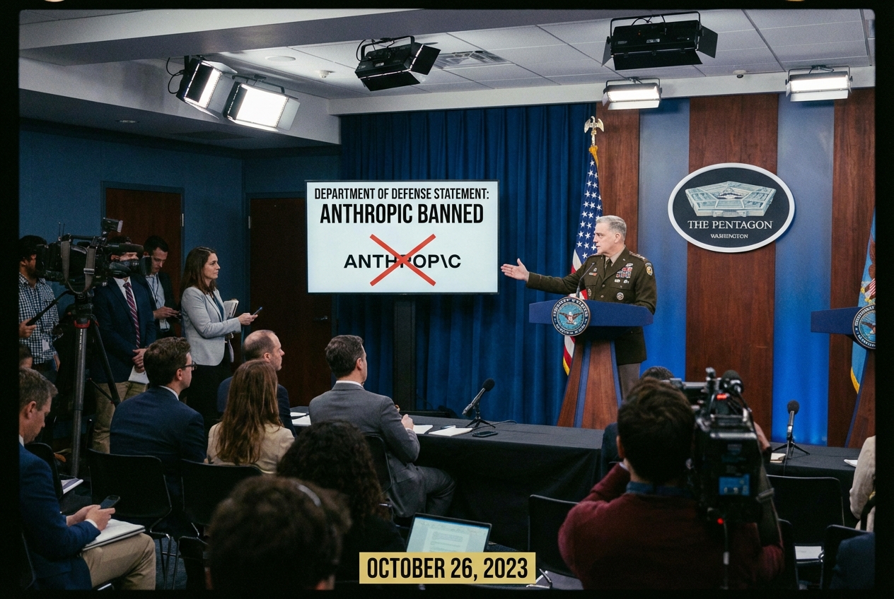 The Pentagon Just Threatenedto Ban Anthropic.Wall Street Is Spiraling.