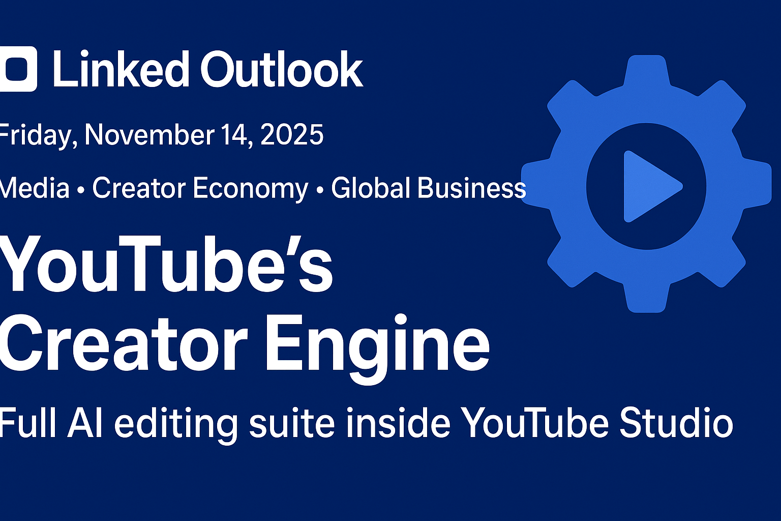 🤖 YouTube's AI Creator Engine: Redefining Content Production Efficiency