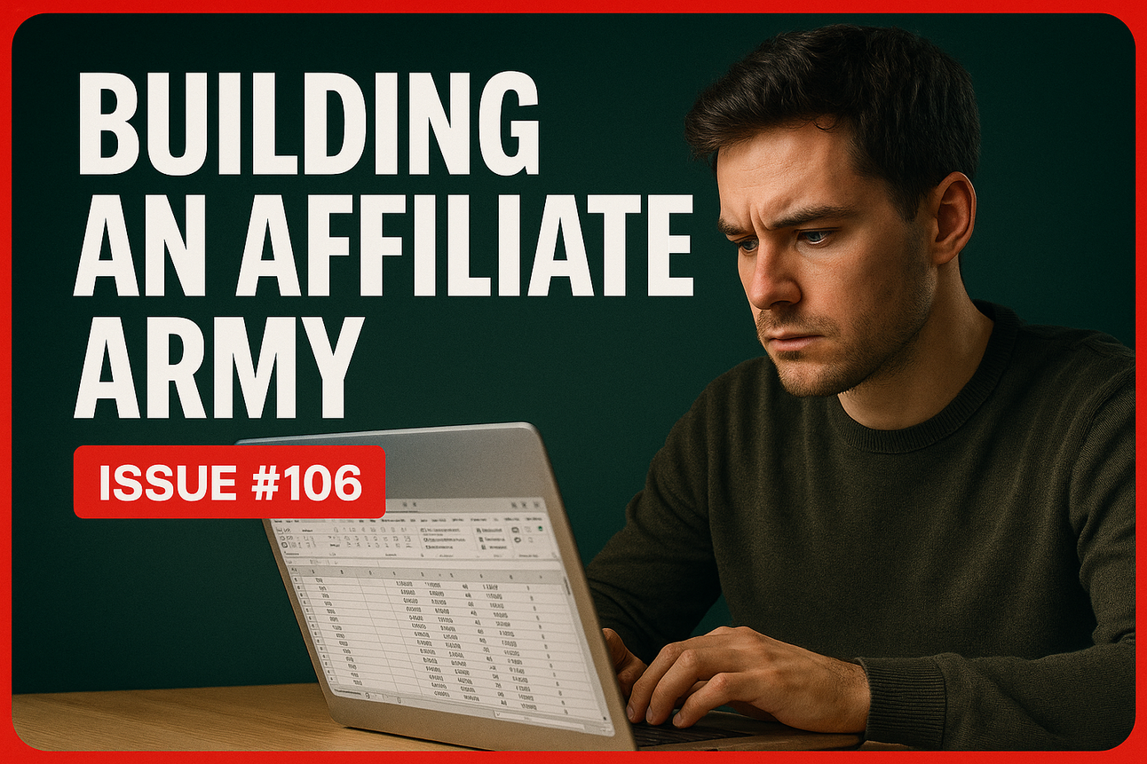 Building an AI affiliate army - Issue #106