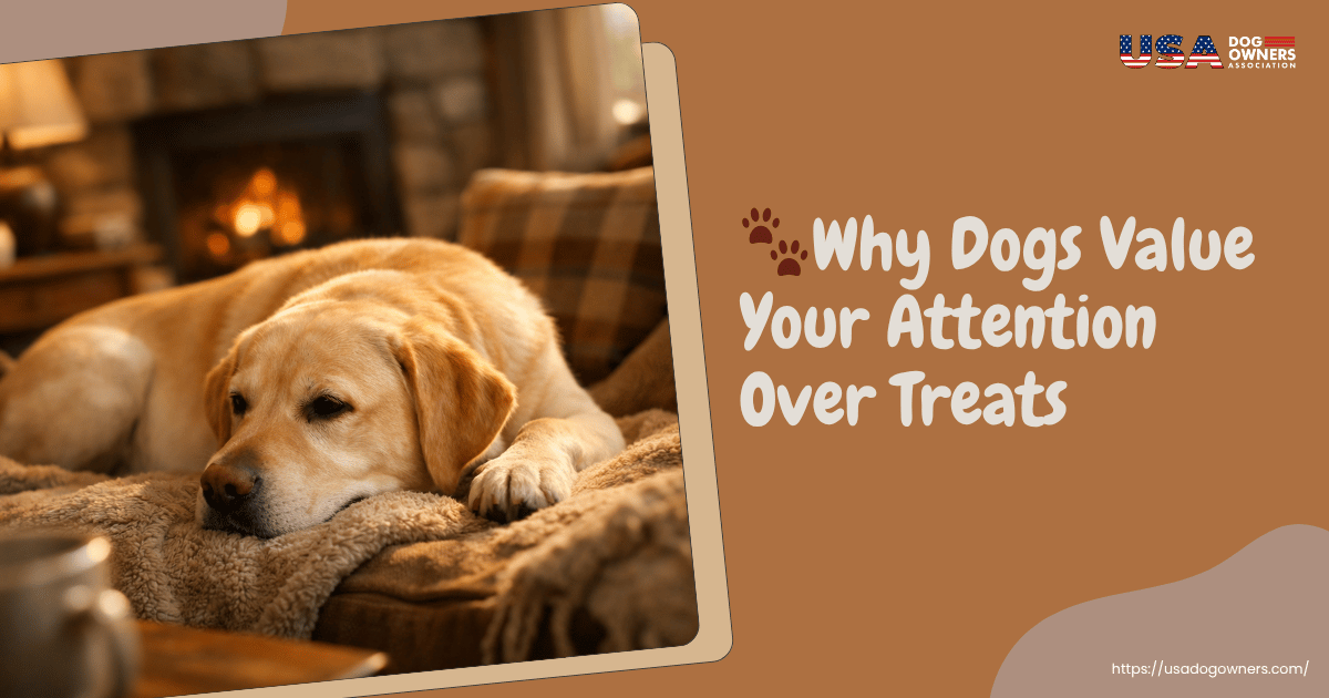 🐾Why Dogs Value Your Attention Over Treats