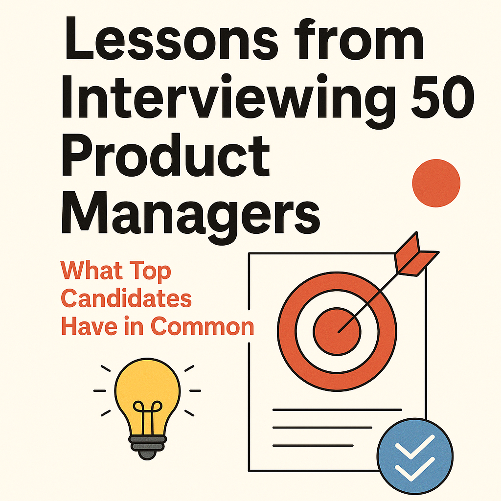🎯 Lessons from Interviewing 50 Product Managers