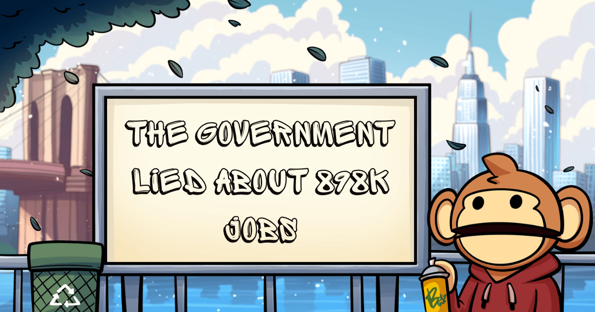 The government lied about 898K jobs