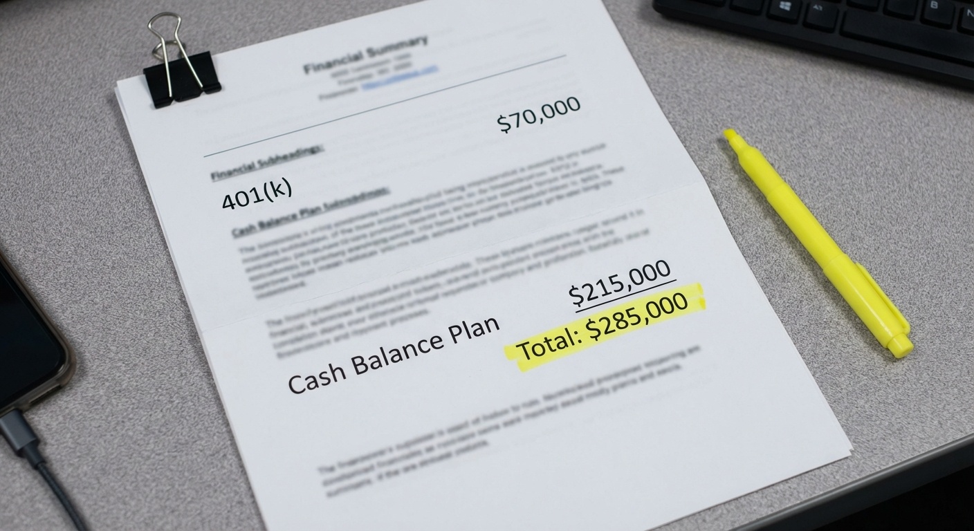 $285,000 off one return, same law as yours