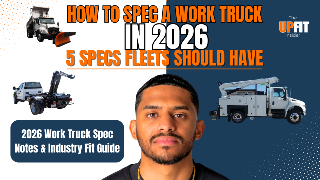 How to Spec a Work Truck in 2026 (The 5 Specs Fleets Should Hand Their Upfitter)