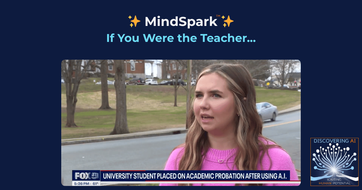 ✨ This Week’s MindSpark: If You Were the Teacher... ✨