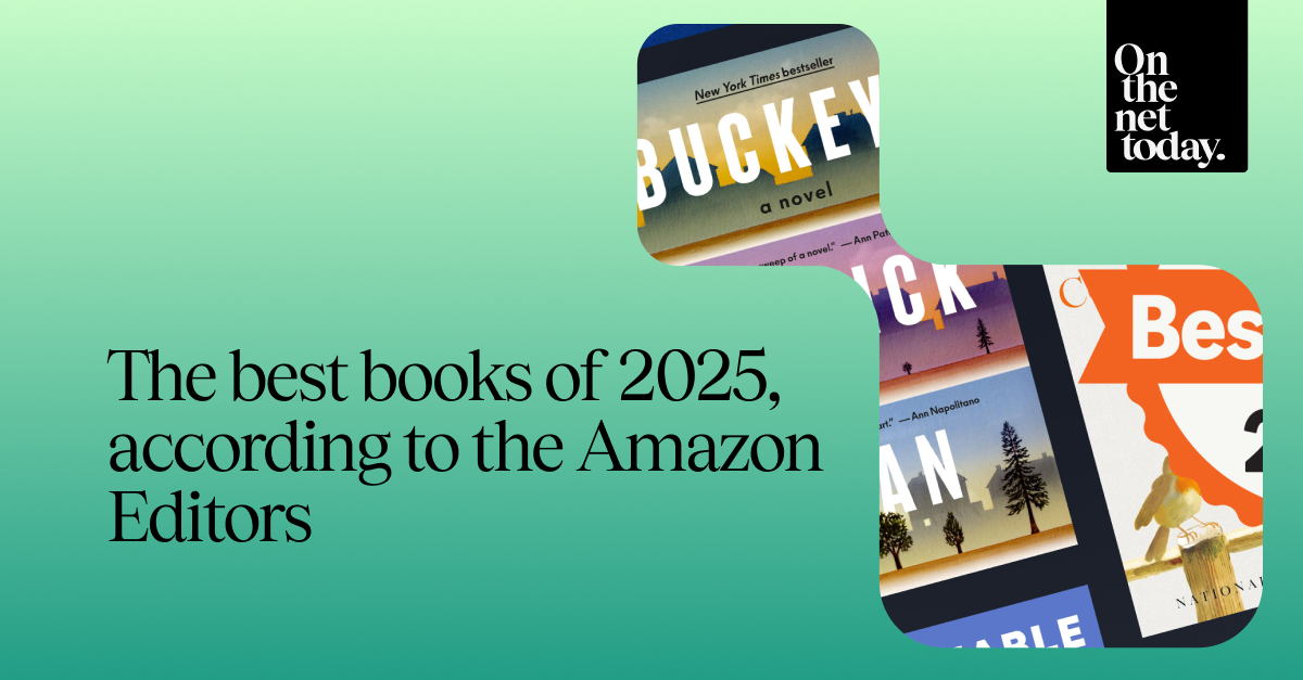 📚 The best books of 2025, according to the Amazon Editors
