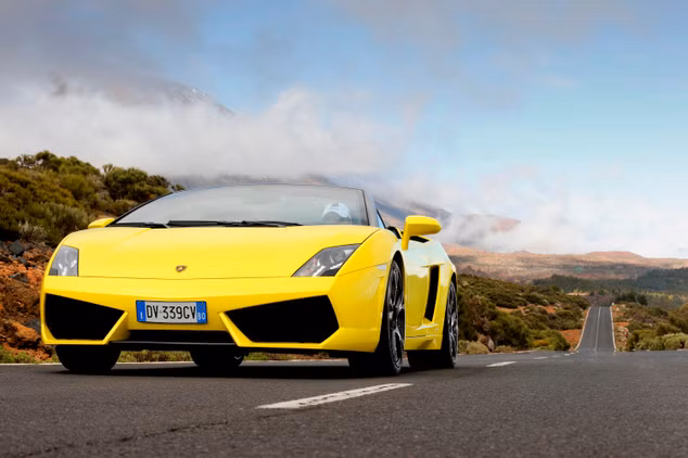 You Can Wear Whatever You Want When You Drive a Gallardo...