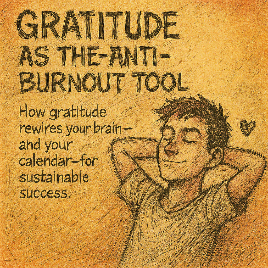 Gratitude as the Anti-Burnout Tool: Appreciating the Now in the Age of the Grind