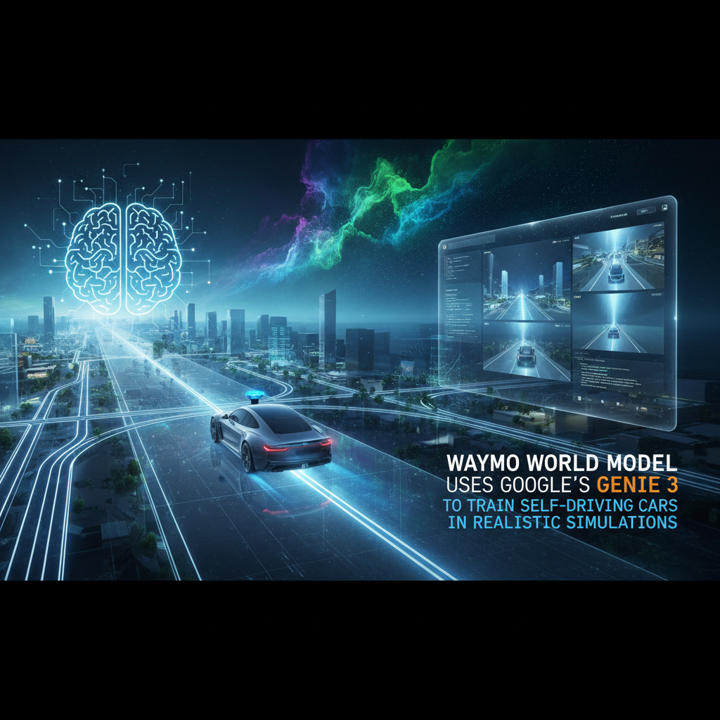 Waymo World Model Uses Google’s Genie 3 to Train Self-Driving Cars in Realistic Simulations