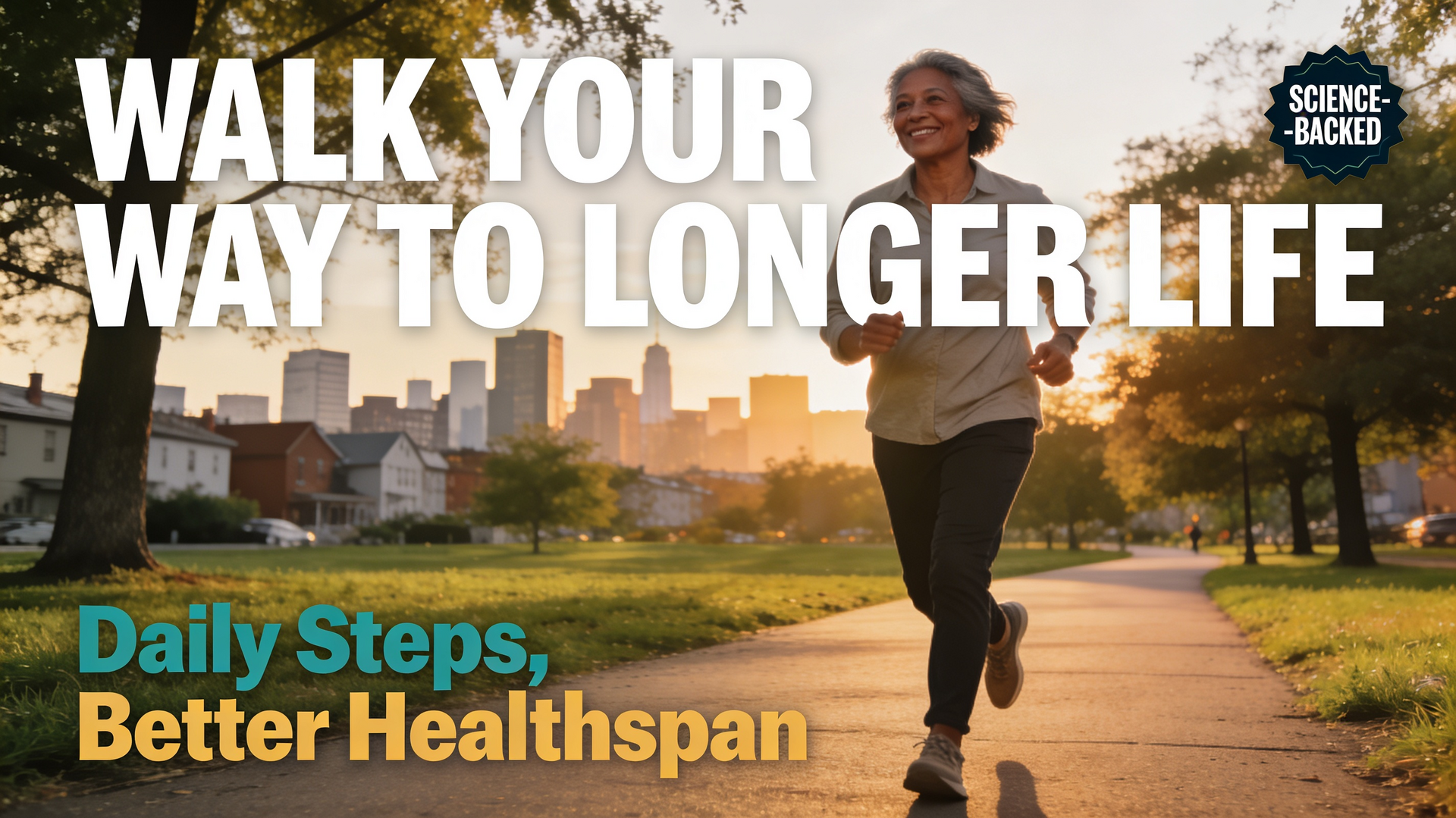 How to Walk Your Way to a Longer Life