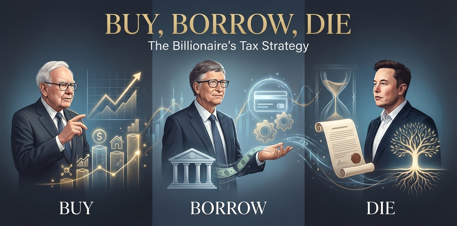 The ultra-wealthy don't pay capital gains taxes