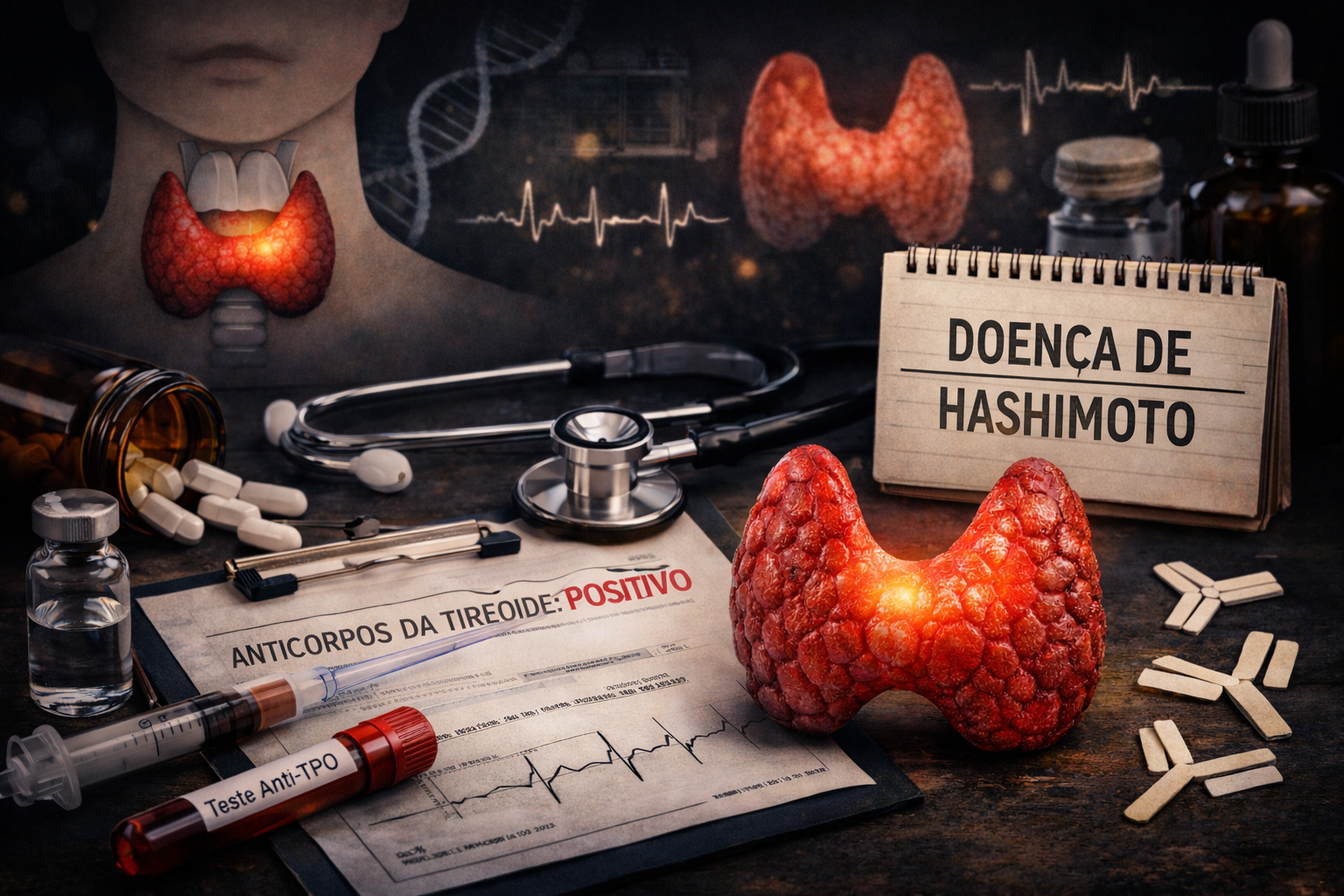 🔵🟠 Hashimoto: O Ataque Silencioso Começa Anos Antes