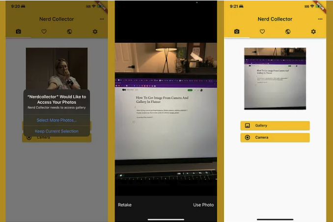 How To Get Image From Camera & Gallery In Flutter
