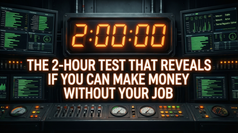 The 2-Hour Test That Reveals If You Can Make Money Without Your Job
