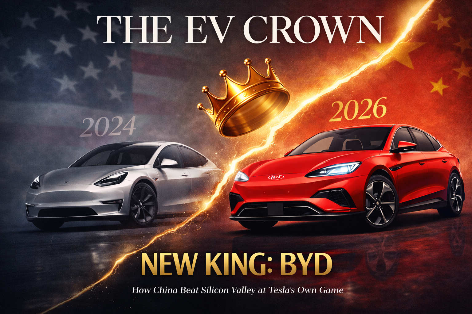 Tesla Is No Longer the World's Top EV Seller