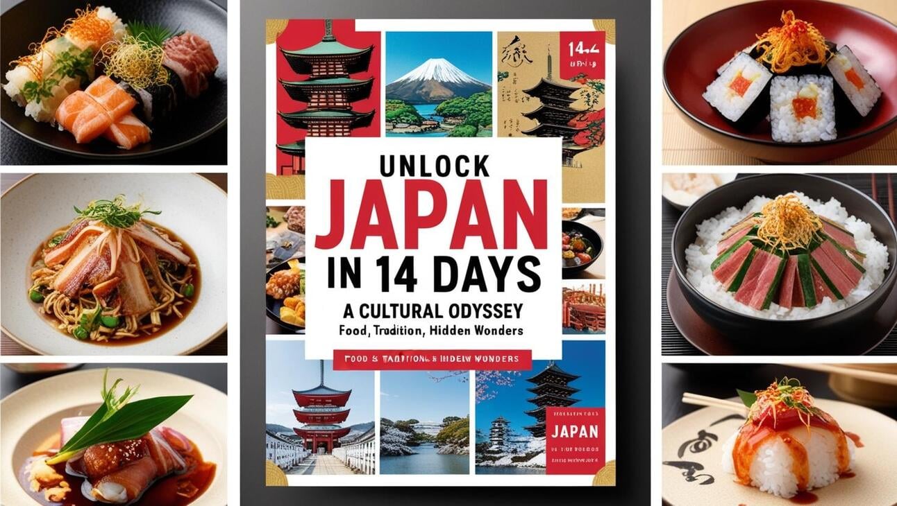 Unlock Japan in 14 Days: A Cultural Odyssey Through Food, Tradition, and Hidden Wonders