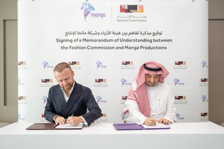 Fashion Commission and Manga Productions sign agreement to integrate manga and anime into Saudi fashion