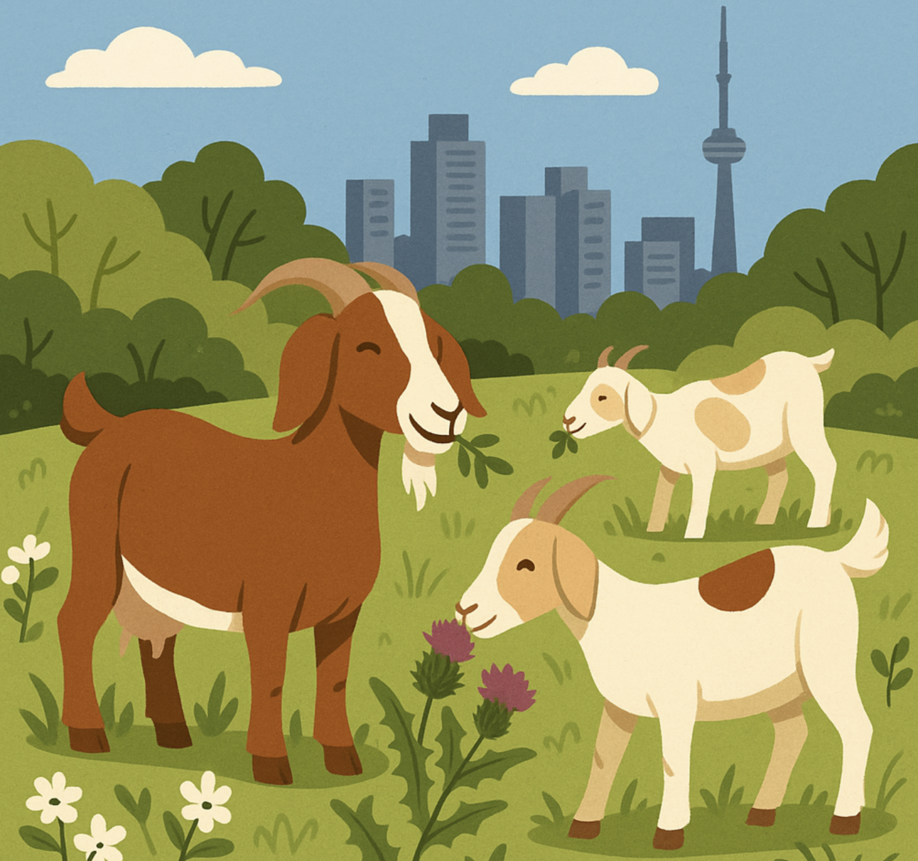 🐐 The city's weirdest workers are back