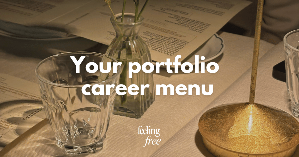 Your portfolio career menu (part 2)