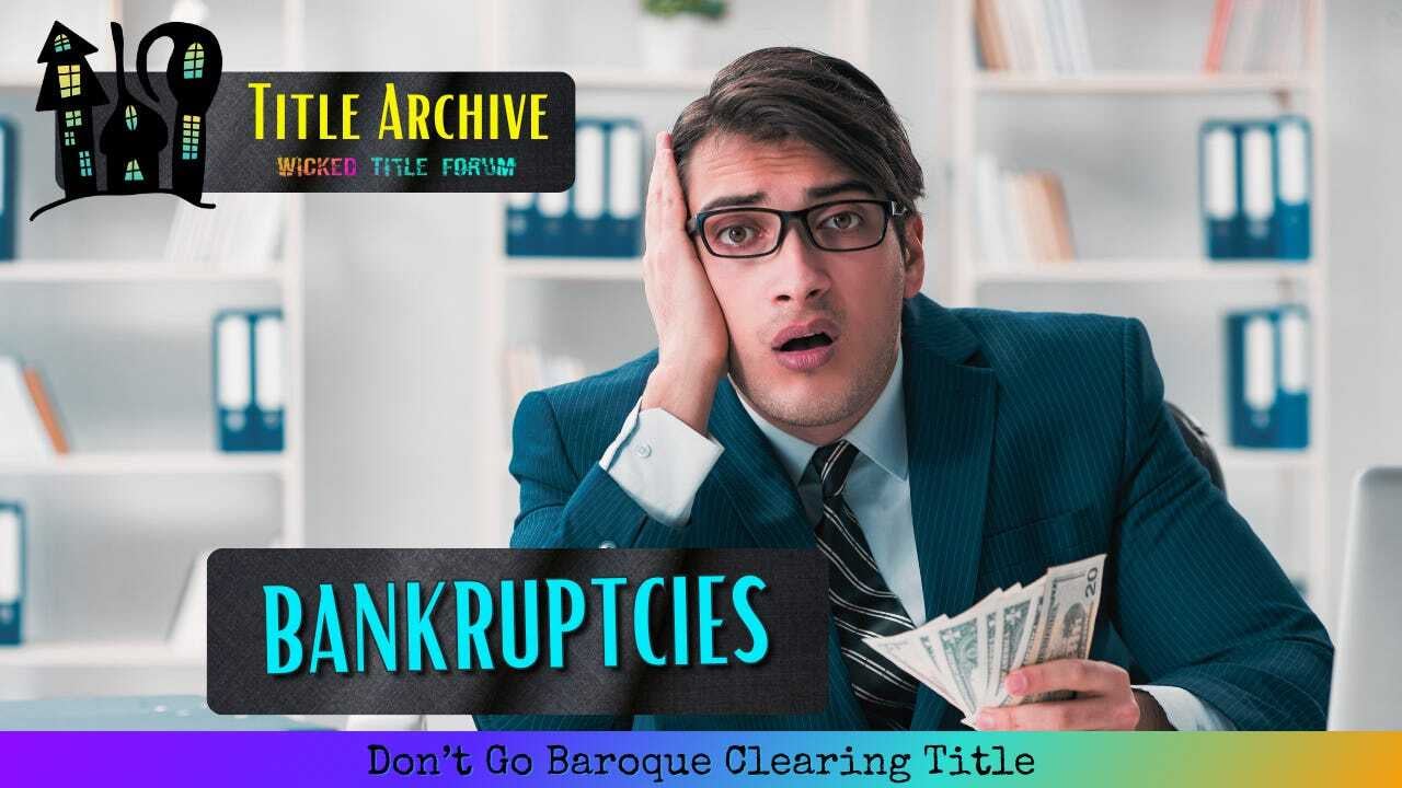 Bankruptcies