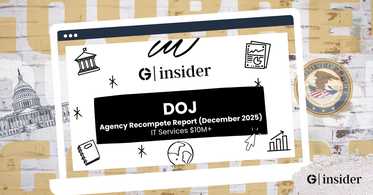 Recompete Report: DOJ