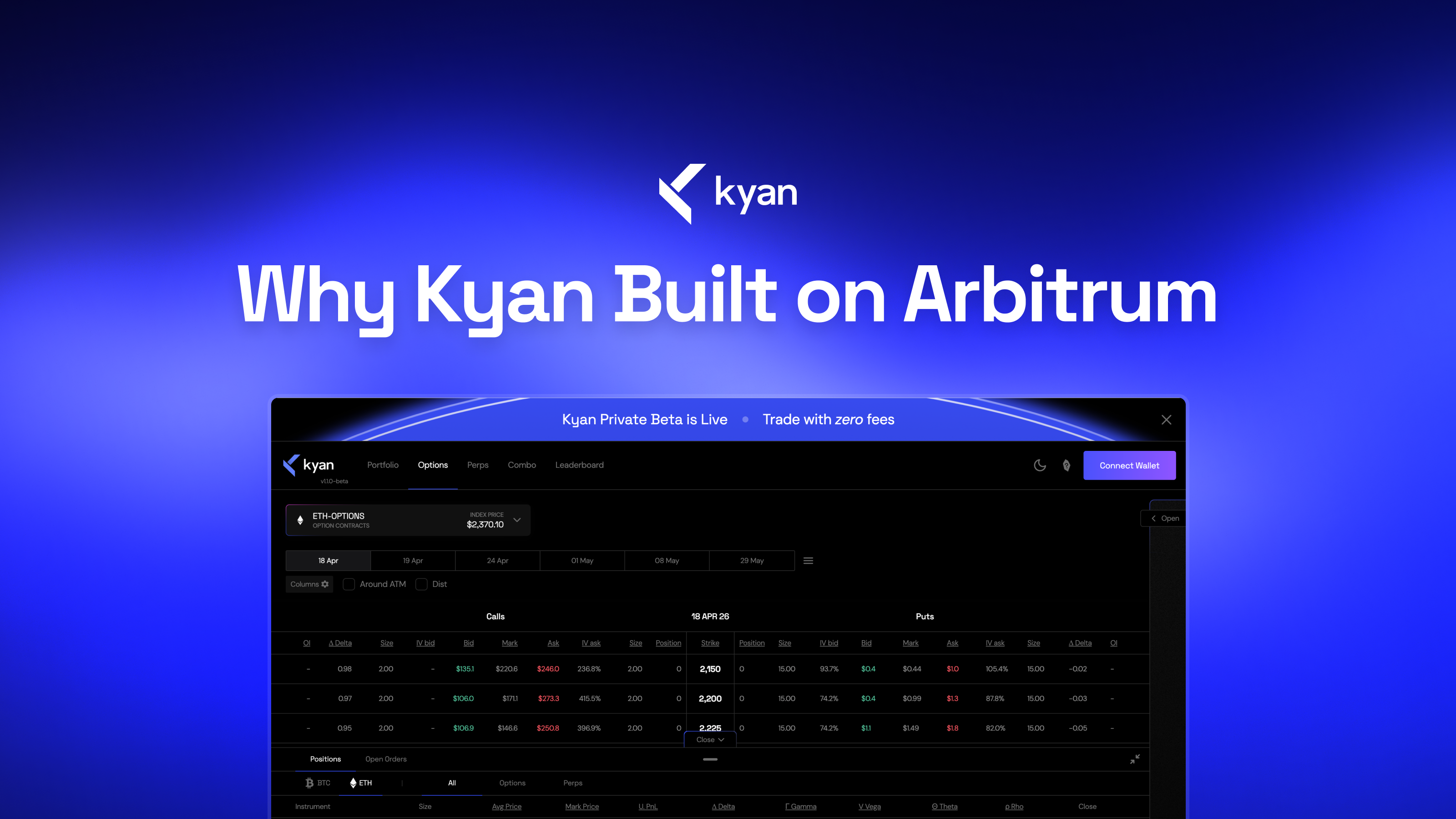 Why Kyan Built on Arbitrum