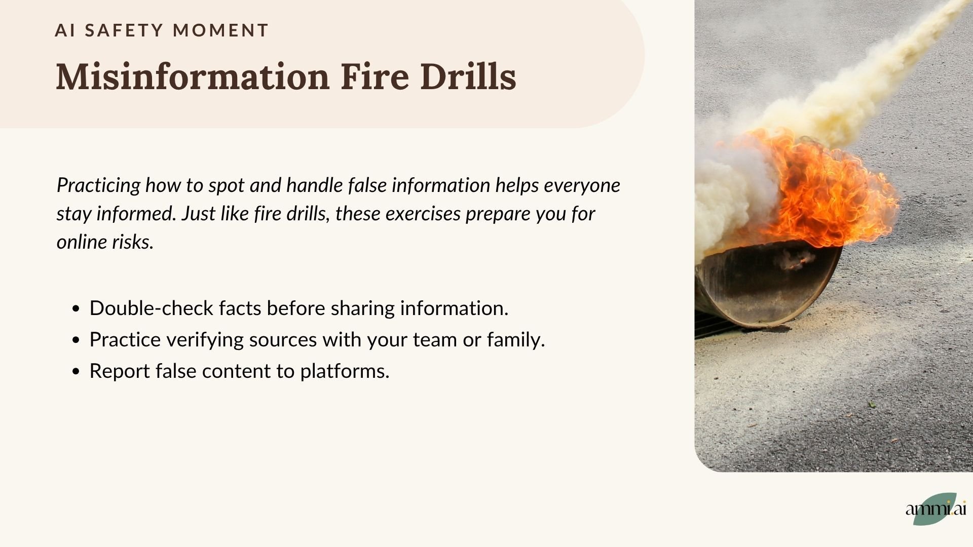 🚨Mis- and Disinformation Fire Drills