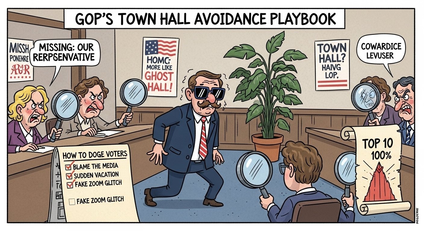 GOP's Town Hall Avoidance Playbook