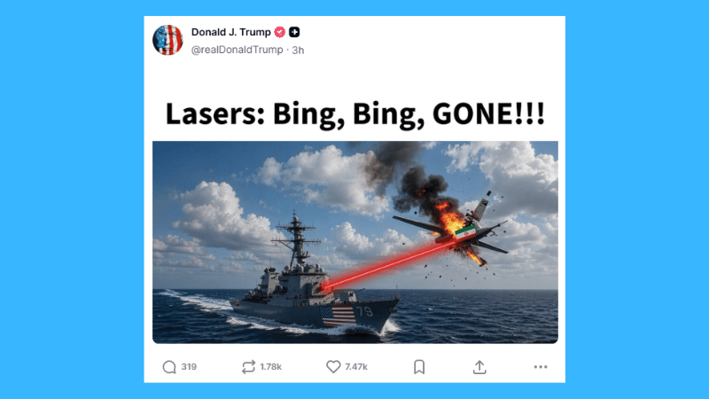 U.S. and Iran Exchange Fire in Strait of Hormuz. Trump Calls It a “Love Tap”