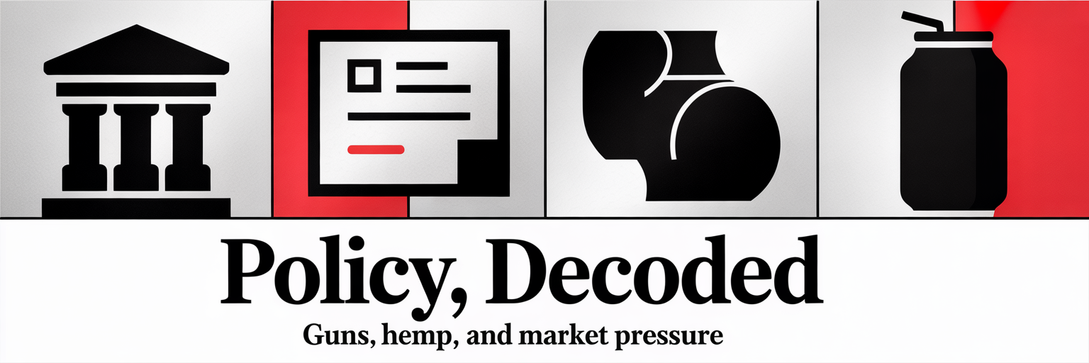 ⚖️ Supreme Court Cannabis Gun Rights Case, Hemp THC Cliff, And Ohio THC Beverage Veto