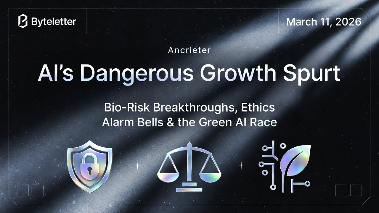 AI’s Dangerous Growth Spurt: Bio-Risk Breakthroughs, Ethics Alarm Bells & the Green AI Race