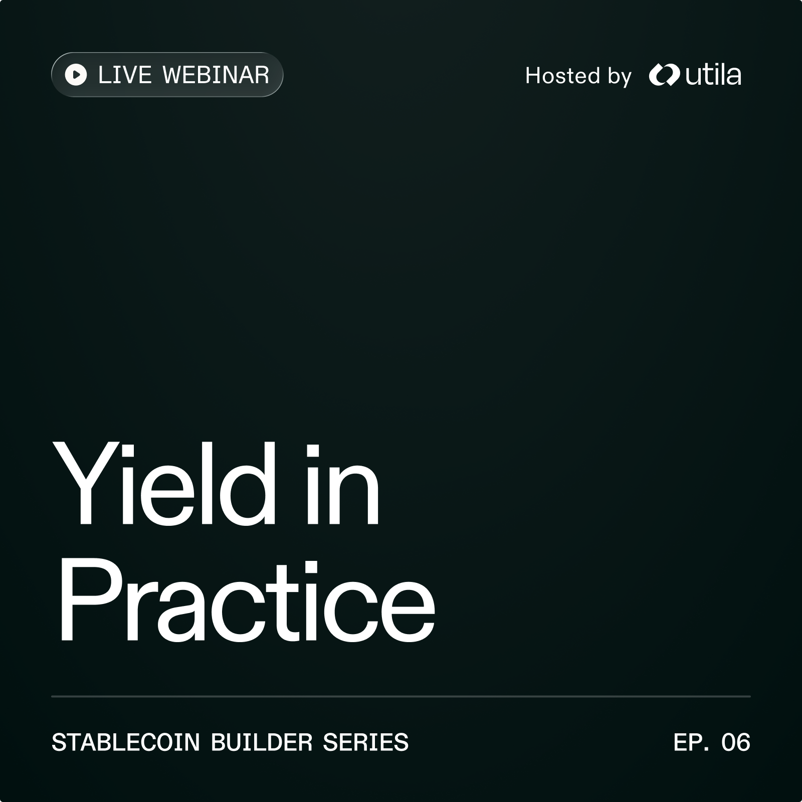 📈 How Institutions Deploy Stablecoin Yield - Live Panel