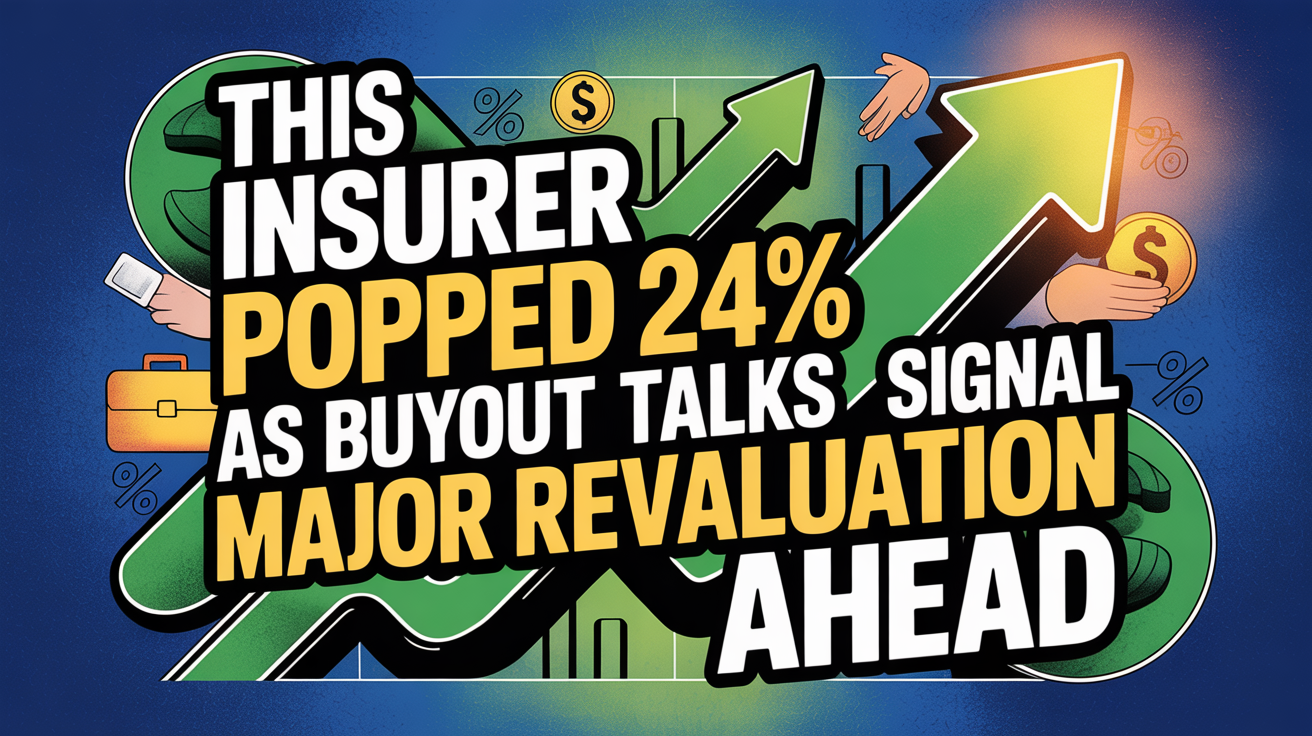 This Insurer Popped 24% as Buyout Talks Signal Major Revaluation Ahead