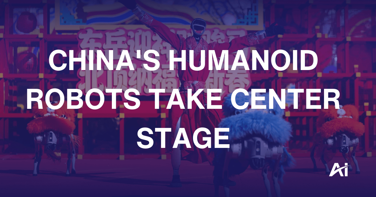 China's humanoid robots take center stage 
