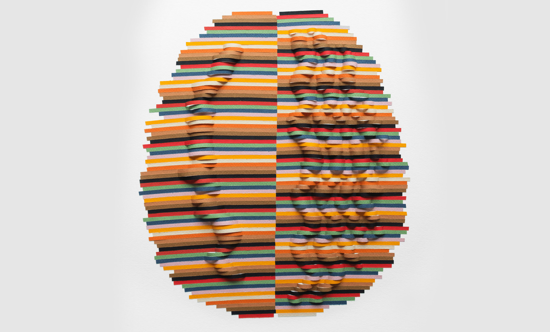 Intricate Paper Brain “Mindscapes” by Elsa Mora