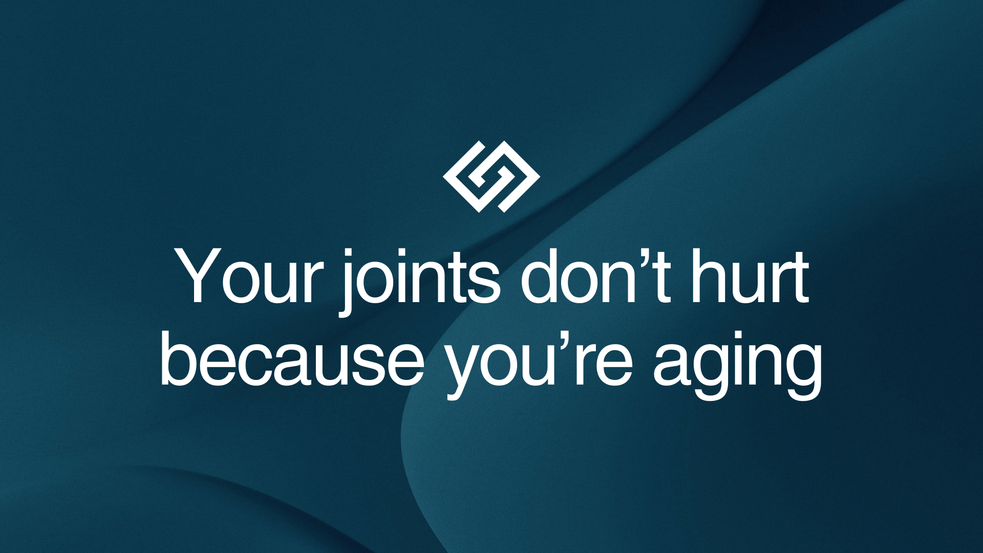 Your joints don't hurt because you're aging. Here's the real problem.