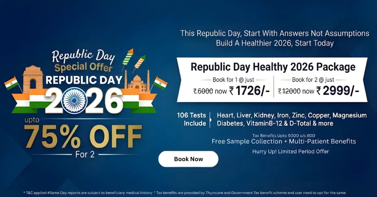 🎉New Year and Republic Day Offer Health Check – Up to 75% OFF 