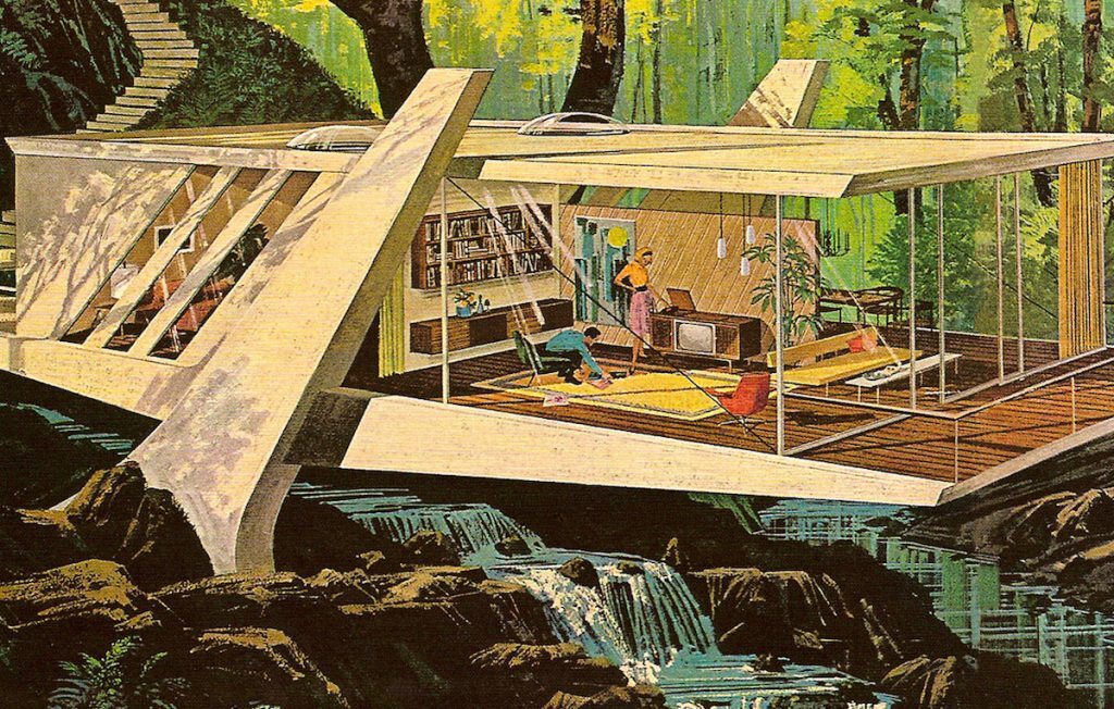 Retro-Futuristic Home Designs by Charles Schridde