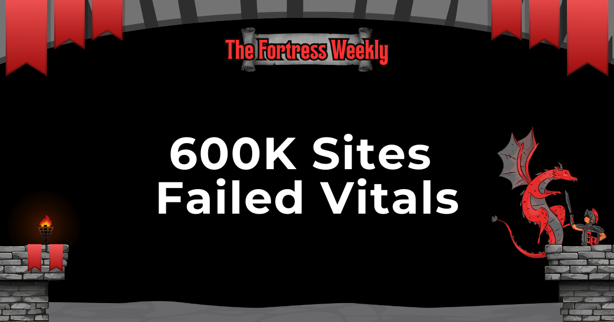 600K Sites Failed Vitals