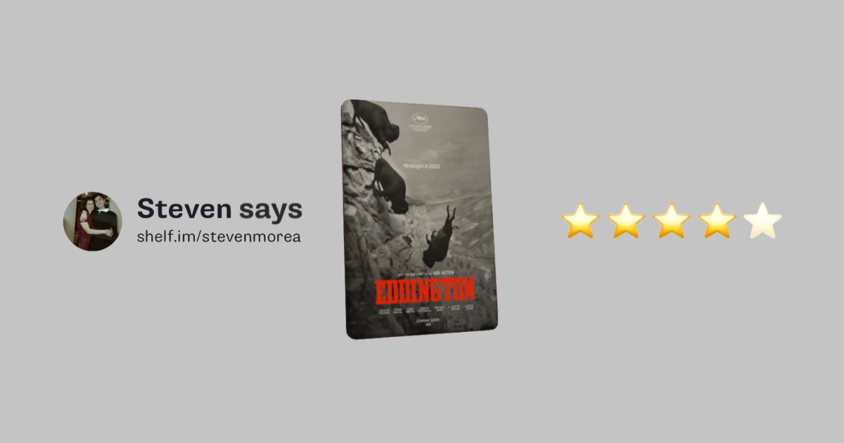 Eddington? Steven says 4/5