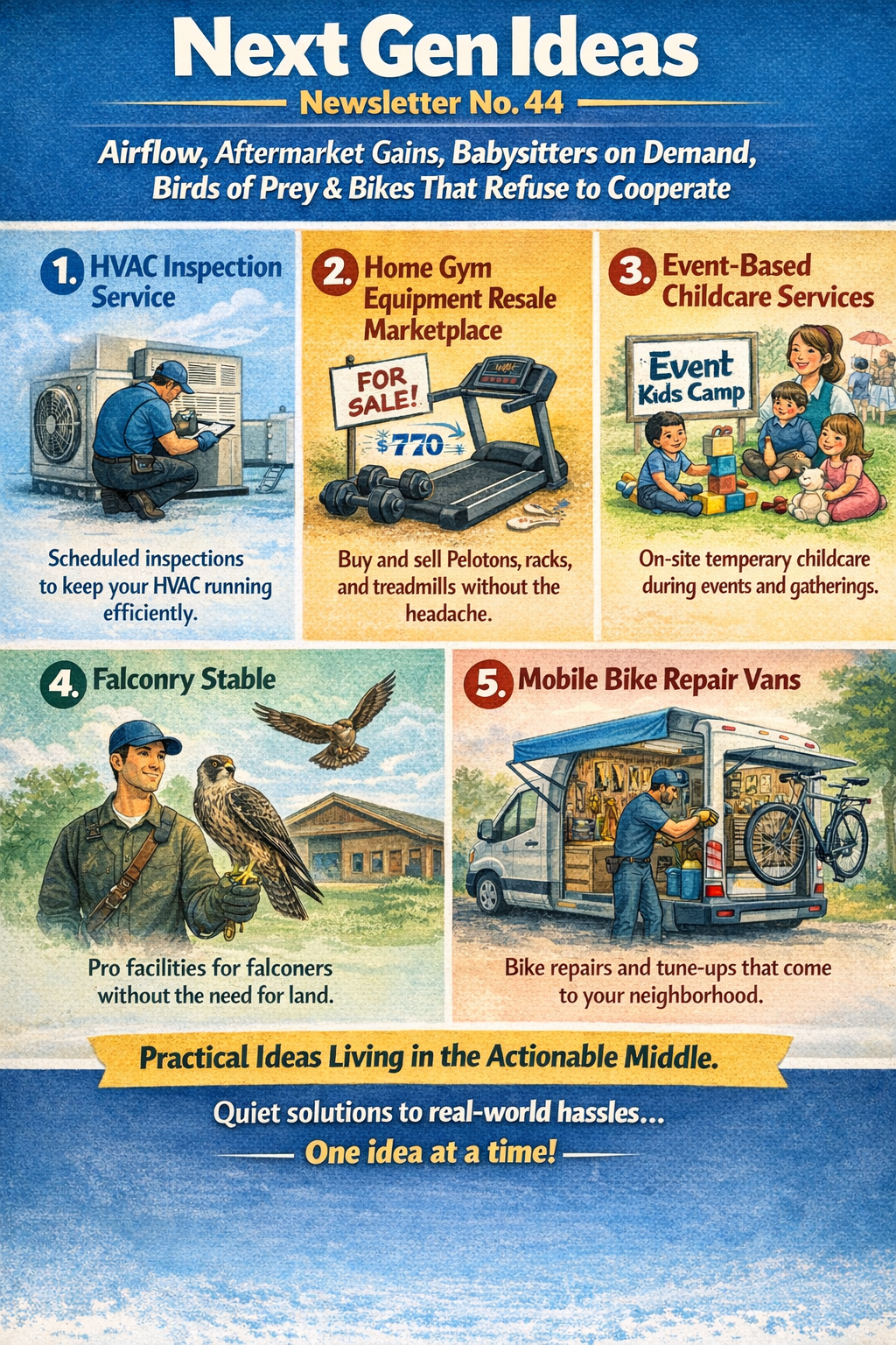 Airflow, Aftermarket Gains, Babysitters on Demand, Birds of Prey, and Bikes That Refuse to Cooperate