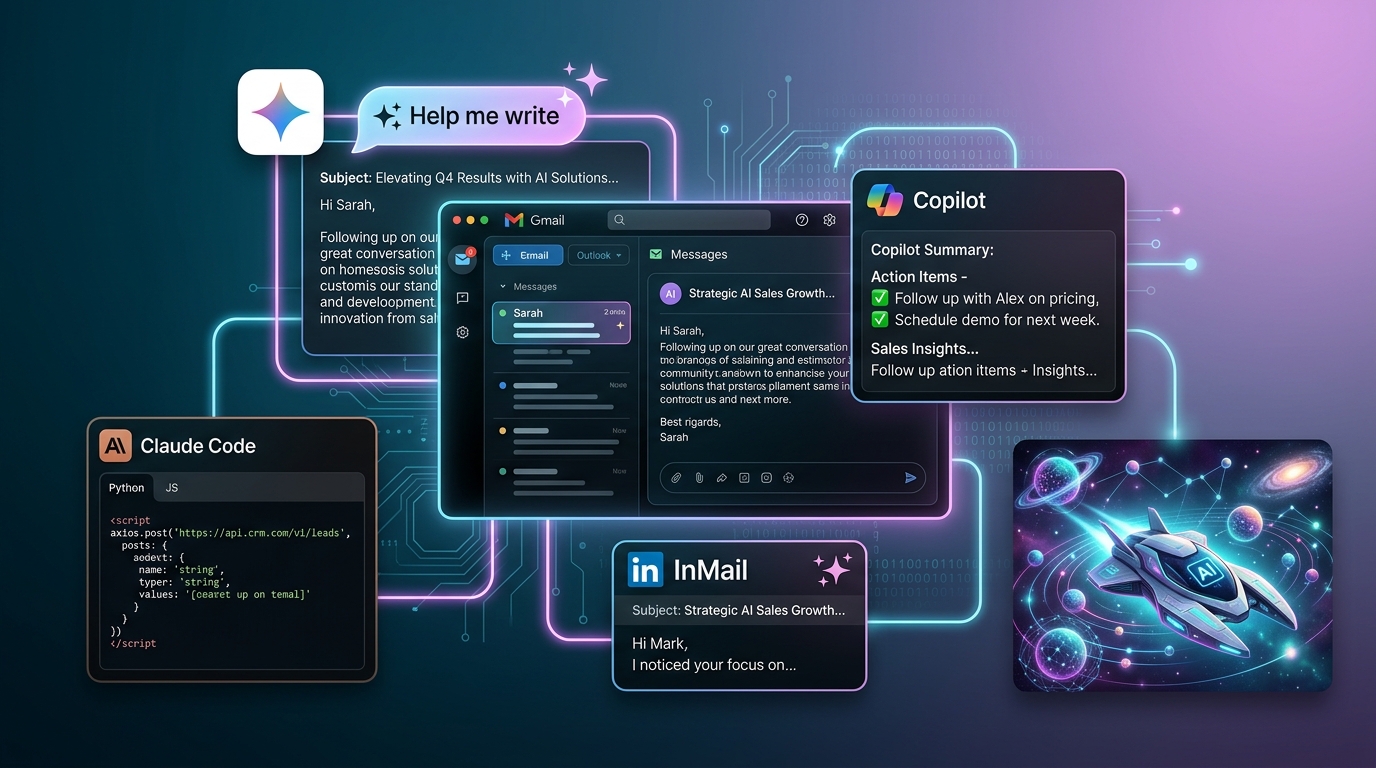 Keep deals moving with AI-Powered email and LinkedIn messaging
