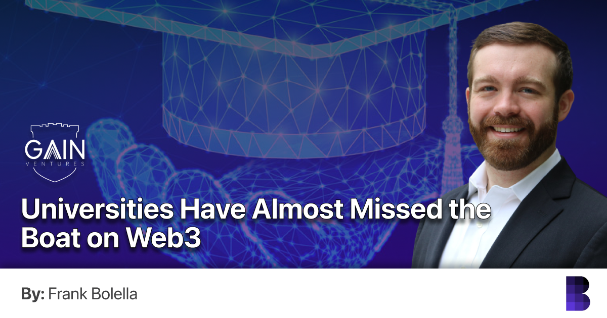 Universities Have Almost Missed the Boat on Web3
