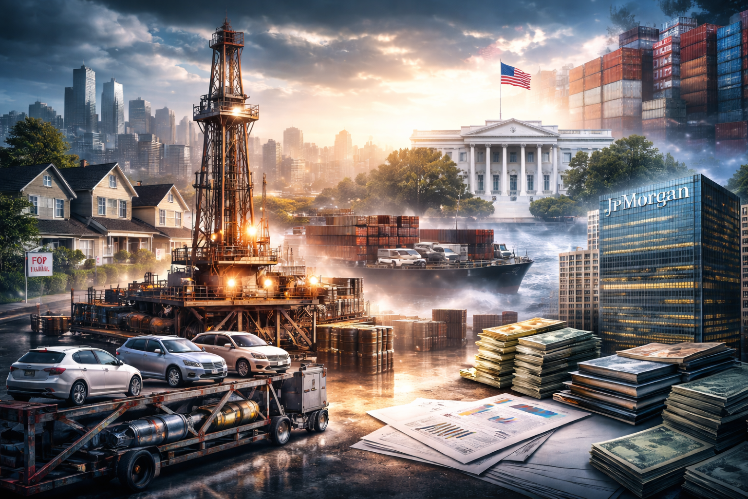 Trump Tariffs Escalate | JPM Pivot | Halliburton Returns | Housing Rule Shift 