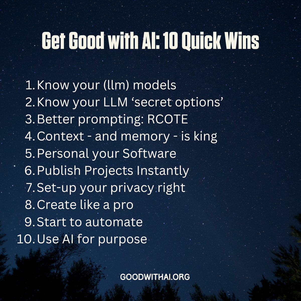 10 lessons from a year of getting good with AI