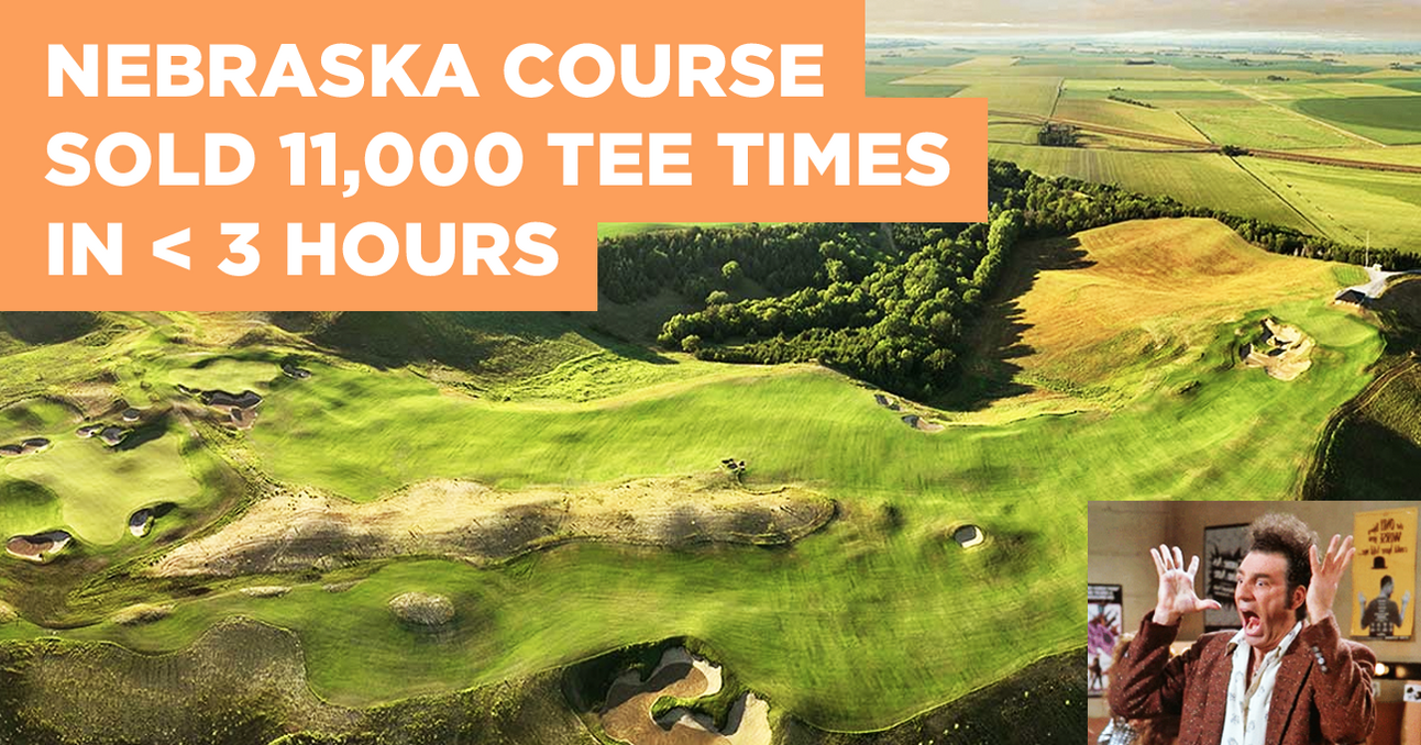 This Nebraska course sold 11,000 tee times in < 3 hours! + Tiger's Go-to Putting Drill