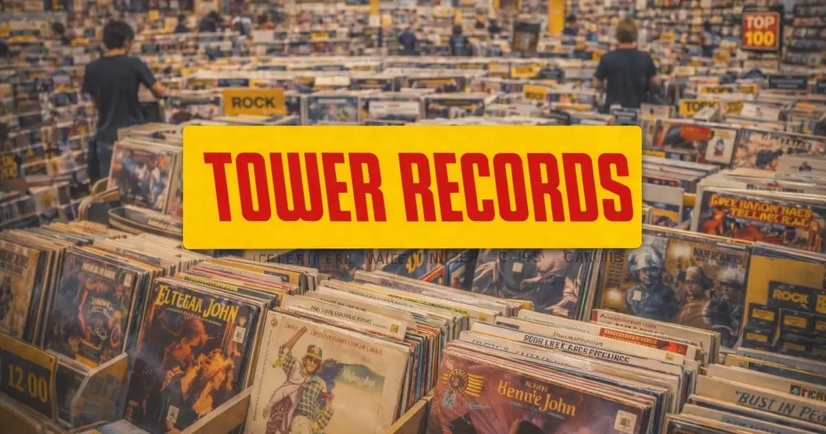 Tower Records Made the Trip the Product