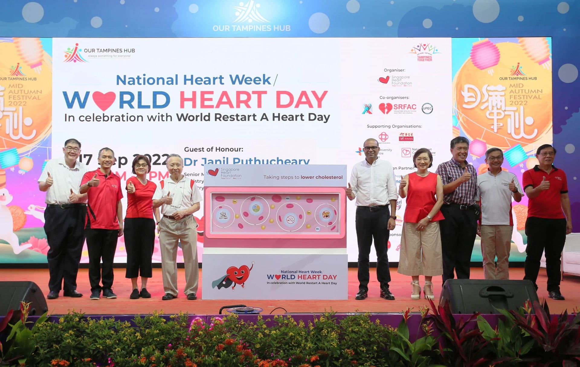 Singapore Heart Foundation Battles High Blood Cholesterol this National Heart Week/World Heart Day 2022
